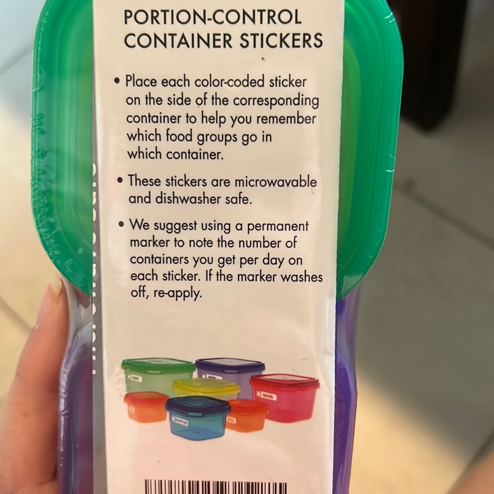 Beach body measuring containers